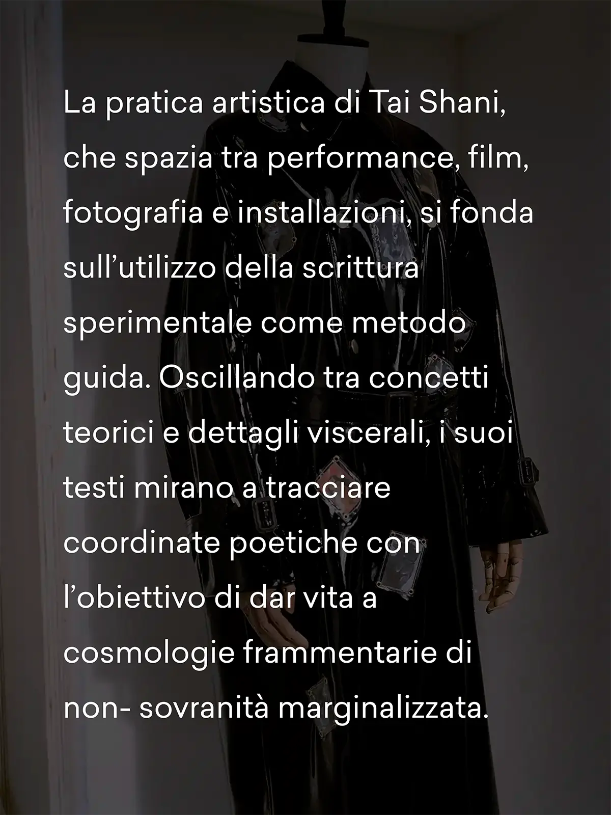 Tai Shani - bio preview