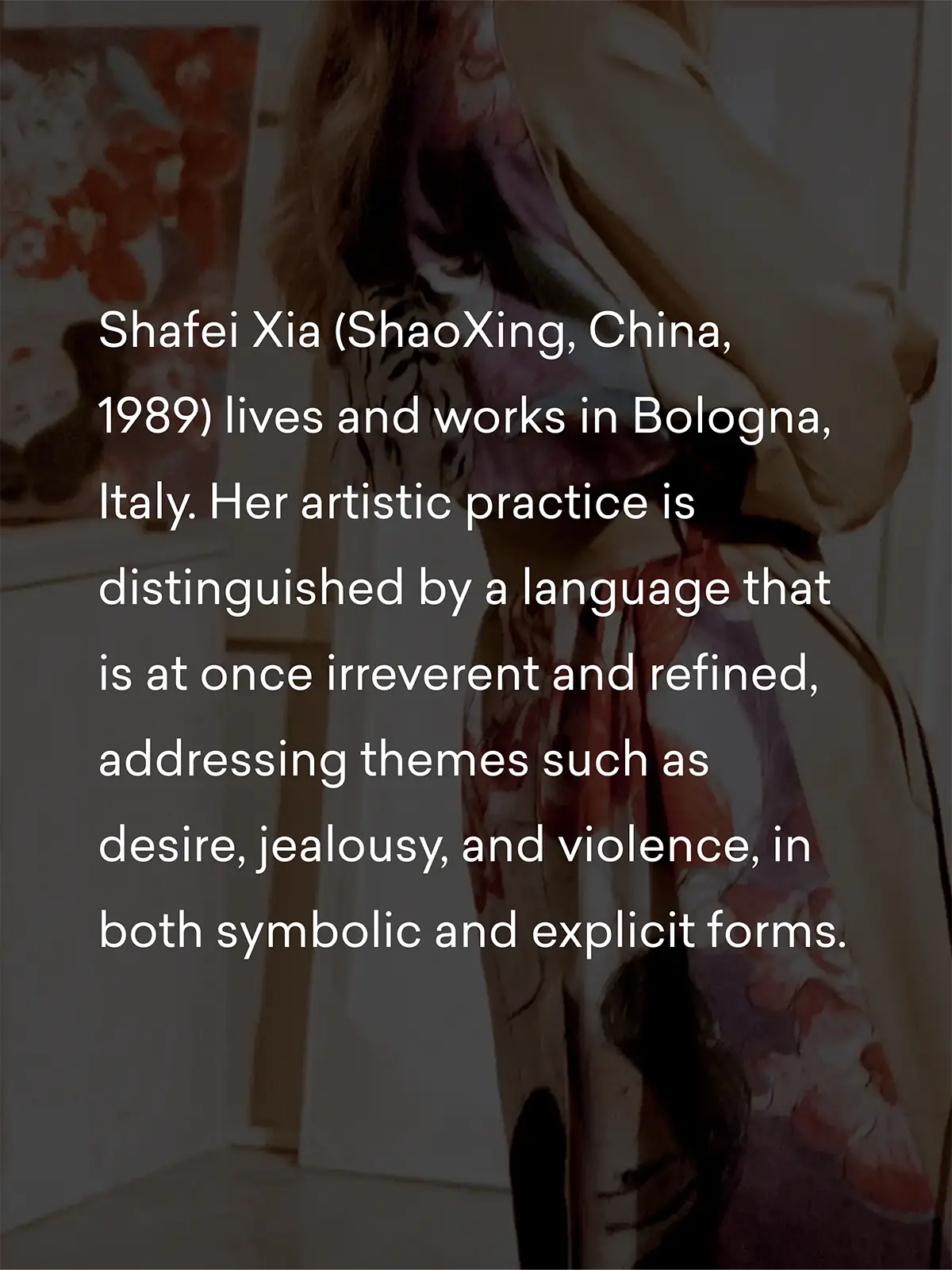 Shafei Xia - bio preview